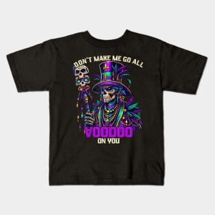 Mardi Gras Priest Top Hat New  Witch Doctor Kids T-Shirt